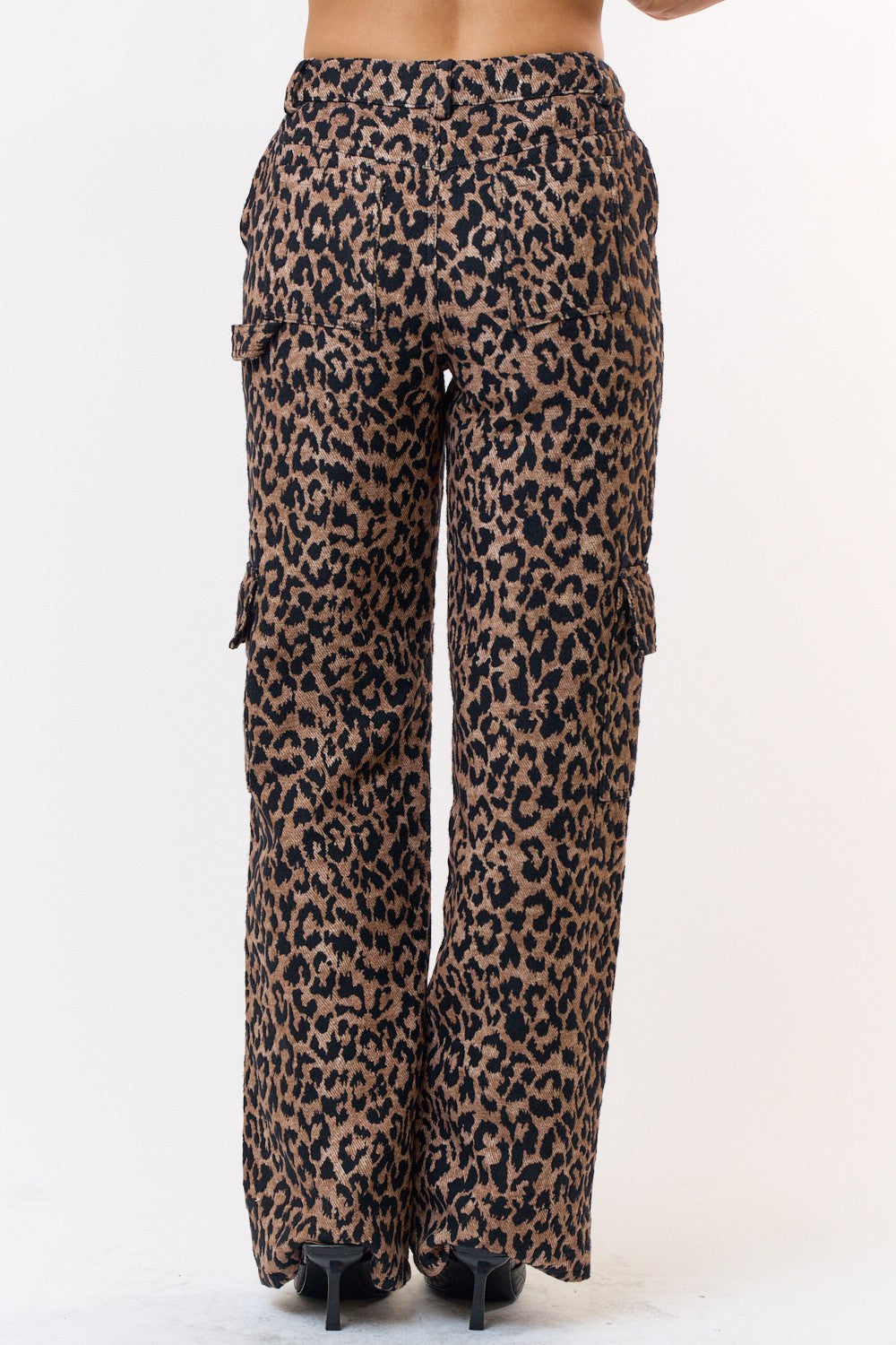 Leopard Cargo Pants