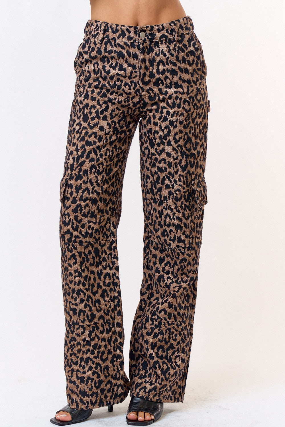 Leopard Cargo Pants