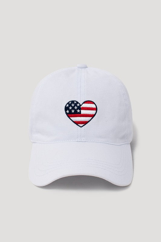 Americana Heart Cap