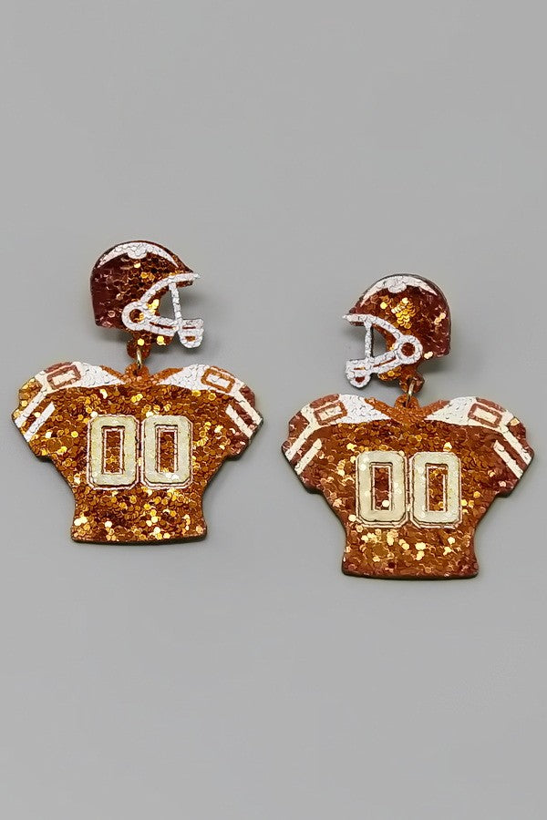 Glitter Jersey Earrings