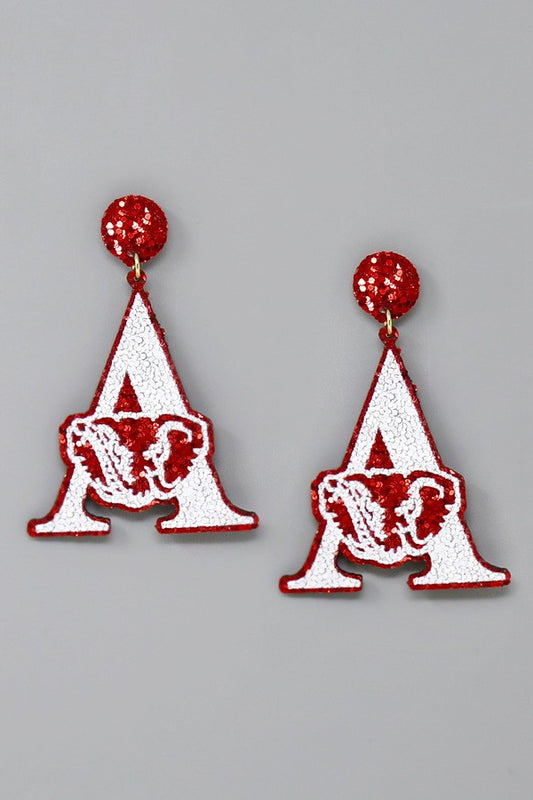 Bama Game Day Glitter Earrings