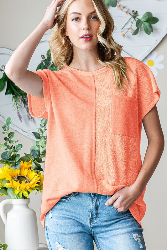 Reverse Contrast Top