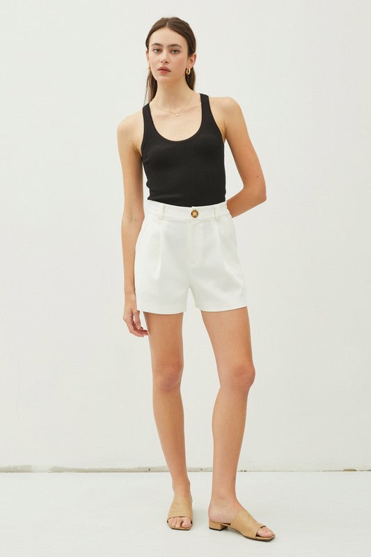 Classic Pleated Shorts