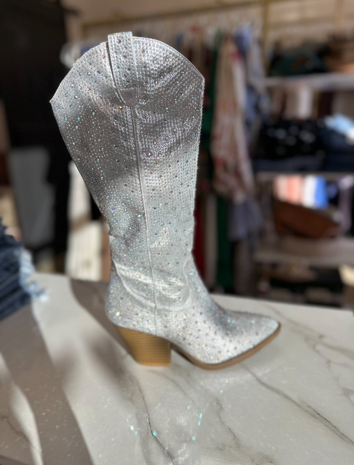 Rhinestone Boots